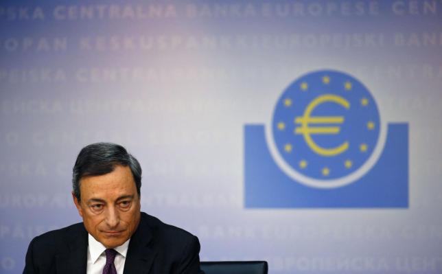 Mario Draghi, president of the European Central Bank (ECB), addresses the media during the ECB's monthly news conference in Frankfurt in this September 4, 2014 file photo. REUTERS/Kai Pfaffenbach/Files